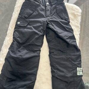 Columbia Kids Black Snow Pants